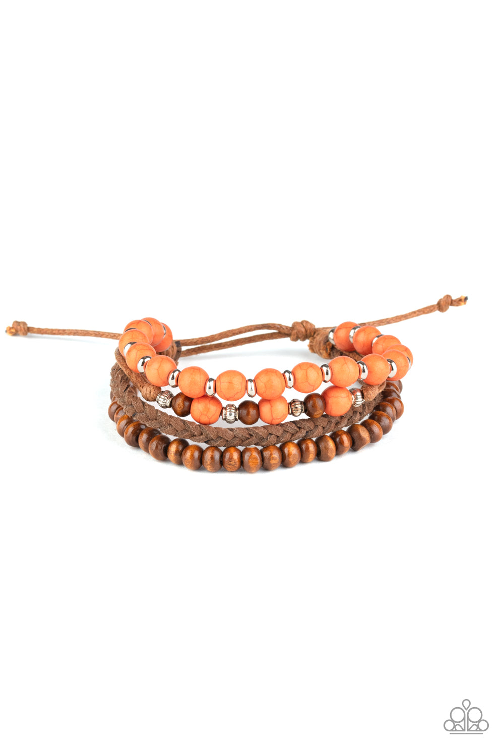 Renewable Energy - Orange Paparazzi Urban Bracelet