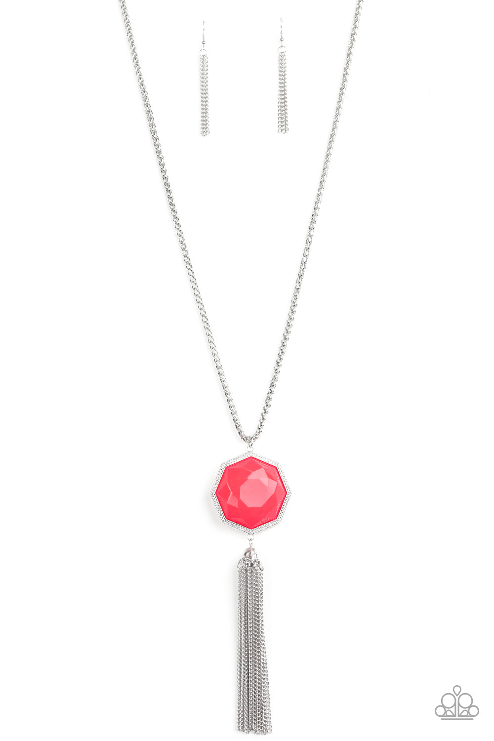 Prismatically Polygon - Pink Paparazzi Necklace