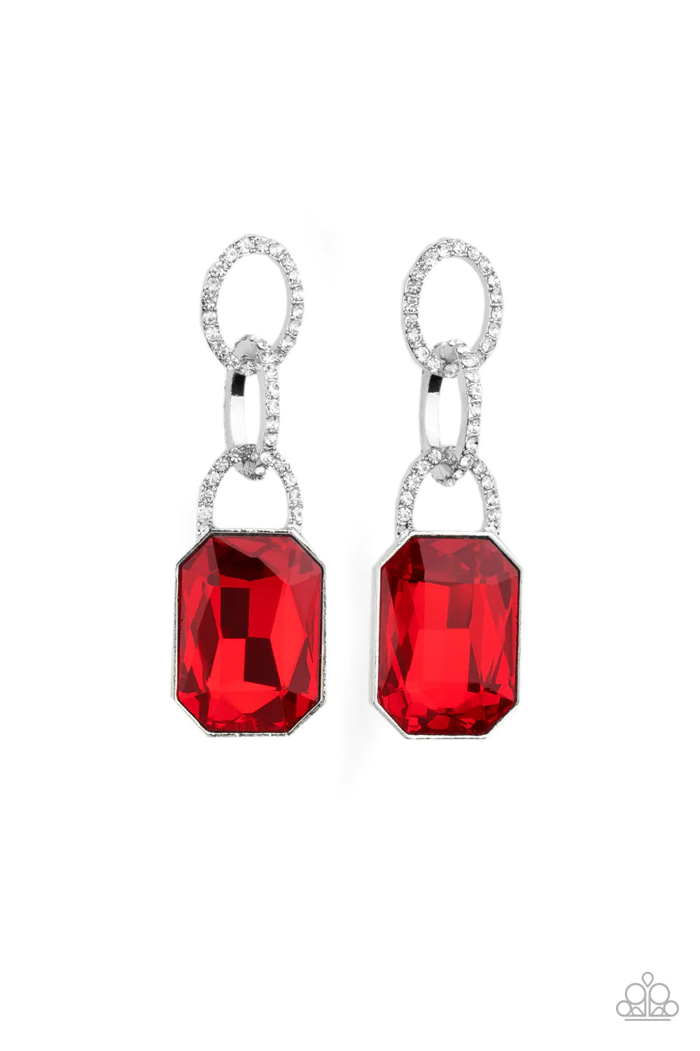 Superstar Status Red Paparazzi Earrings