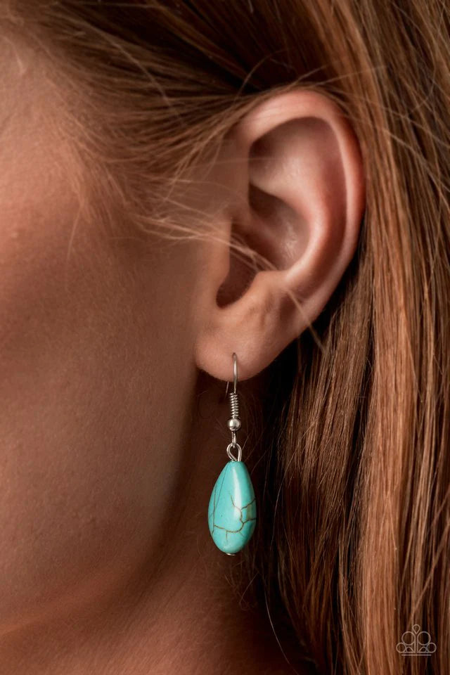 Rural Rapture Blue Paparazzi Necklace