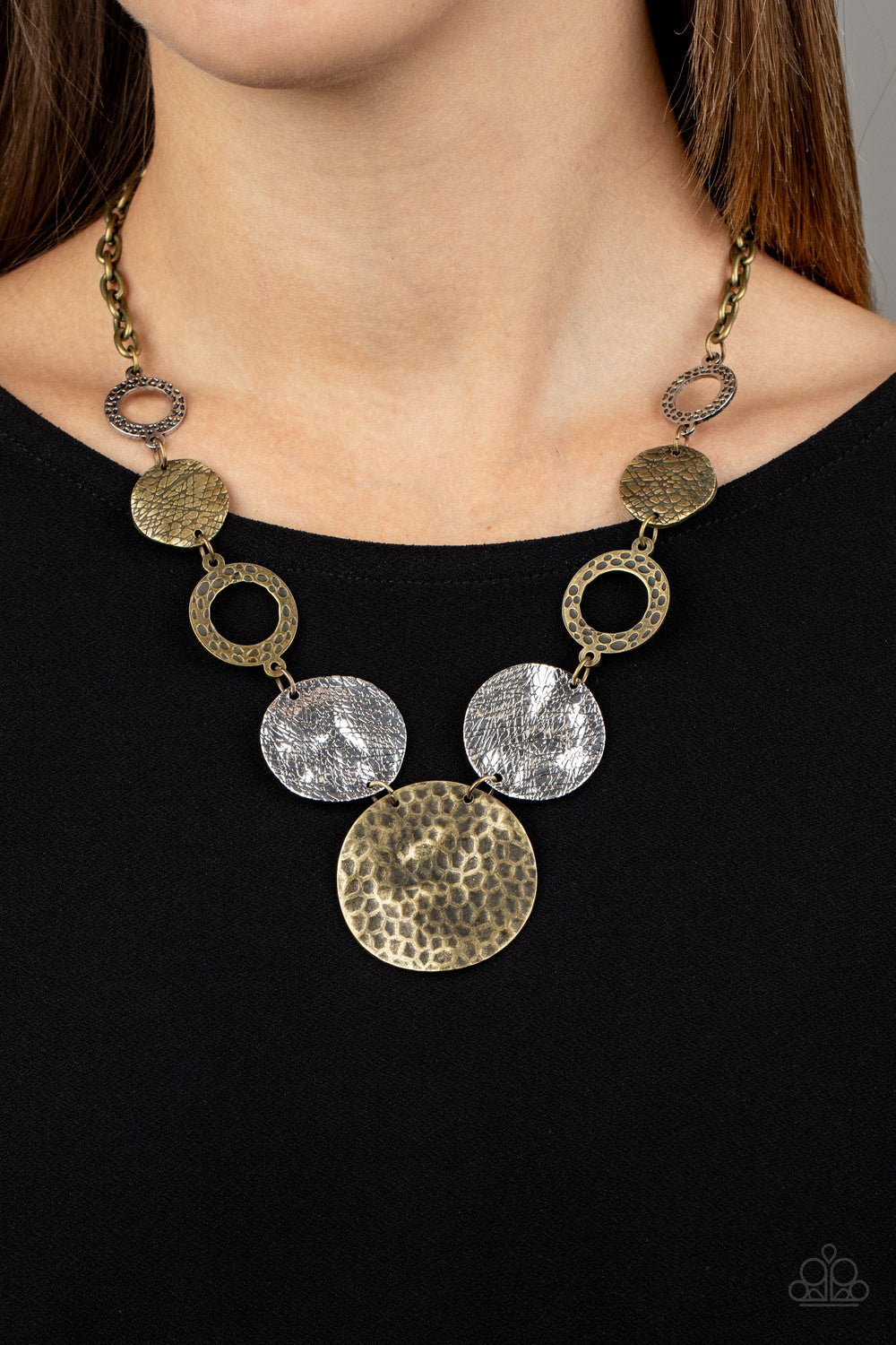 Terra Adventure - Brass Paparazzi Necklace