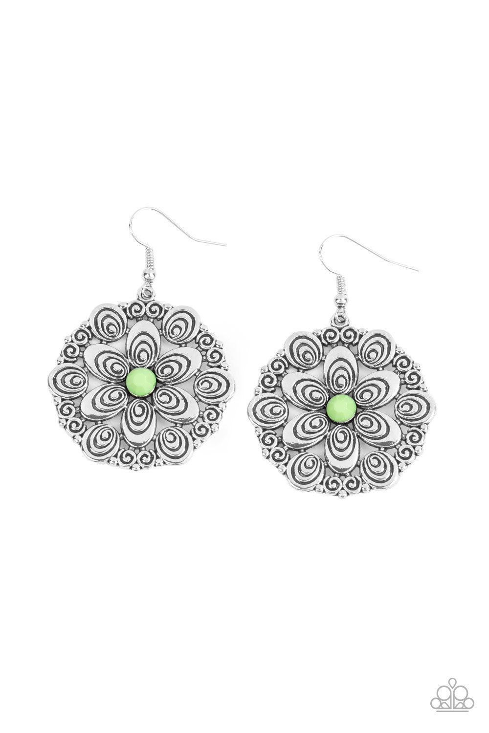 Grove Groove - Green Paparazzi Earrings