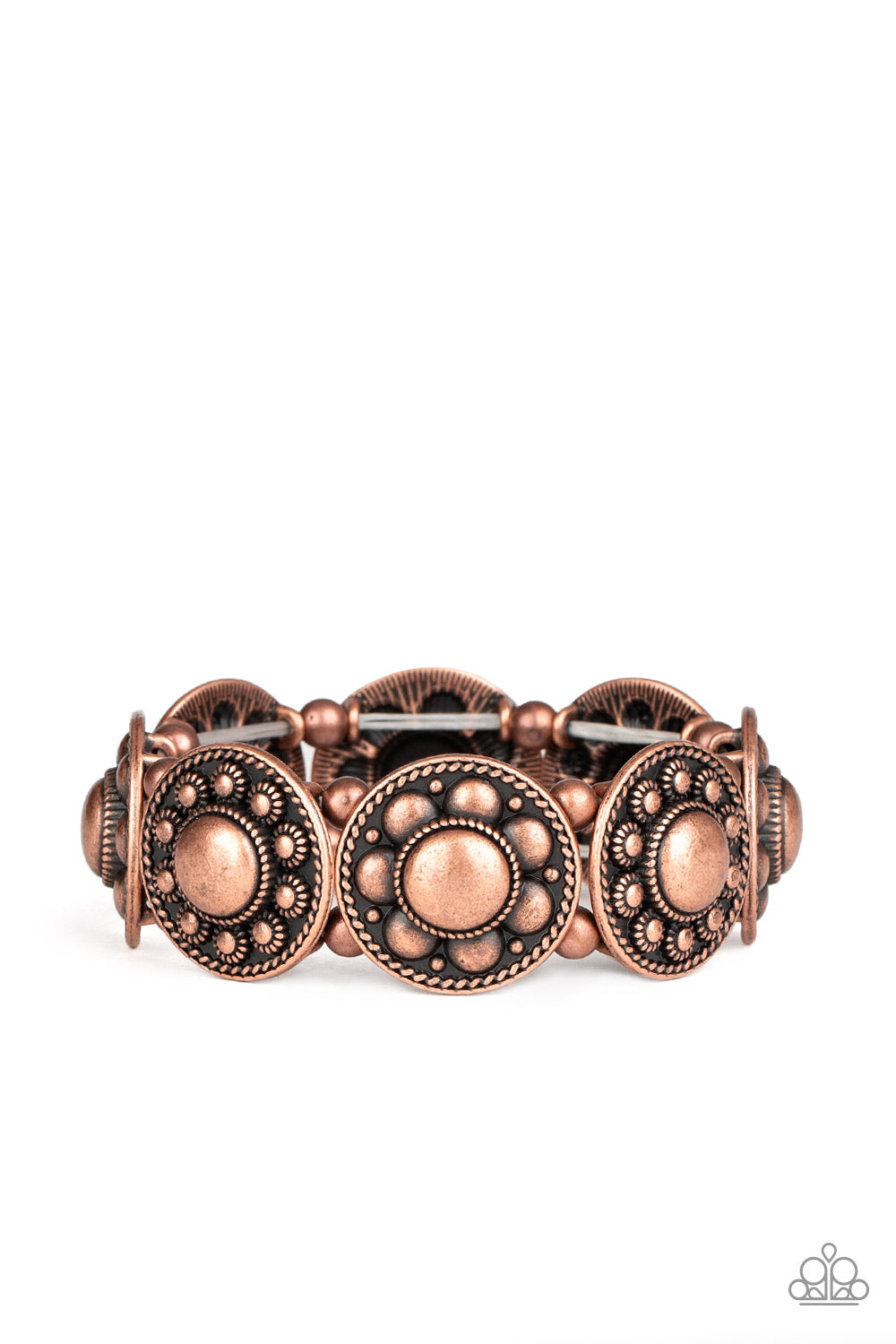Rural Fields - Copper Paparazzi Stretch Bracelet
