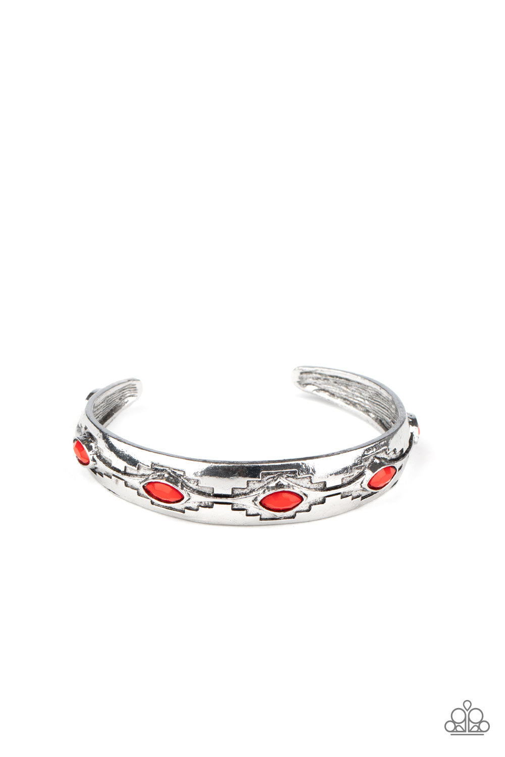 Santa Fe Scene - Red Paparazzi Cuff Bracelet