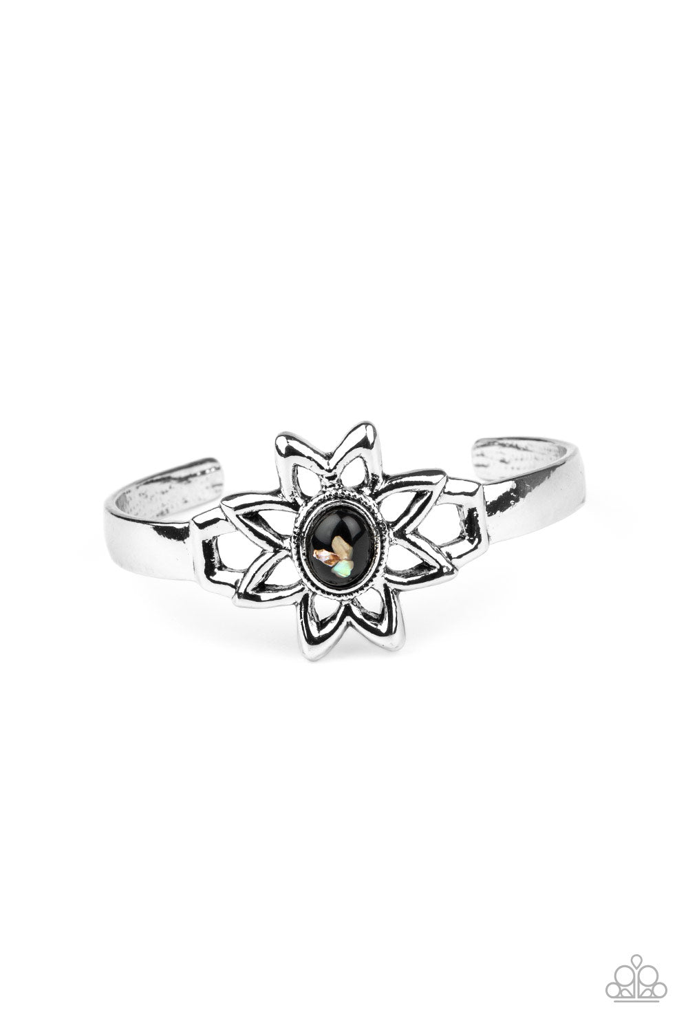 Sahara Garden - Black Paparazzi Cuff Bracelet