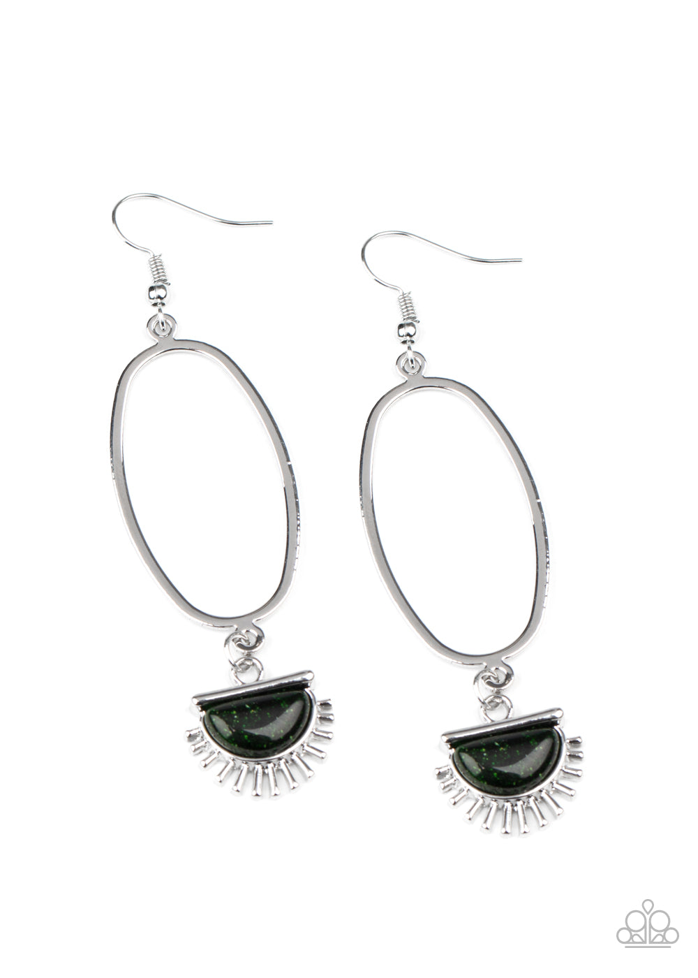 SOL Purpose - Green Paparazzi Earrings