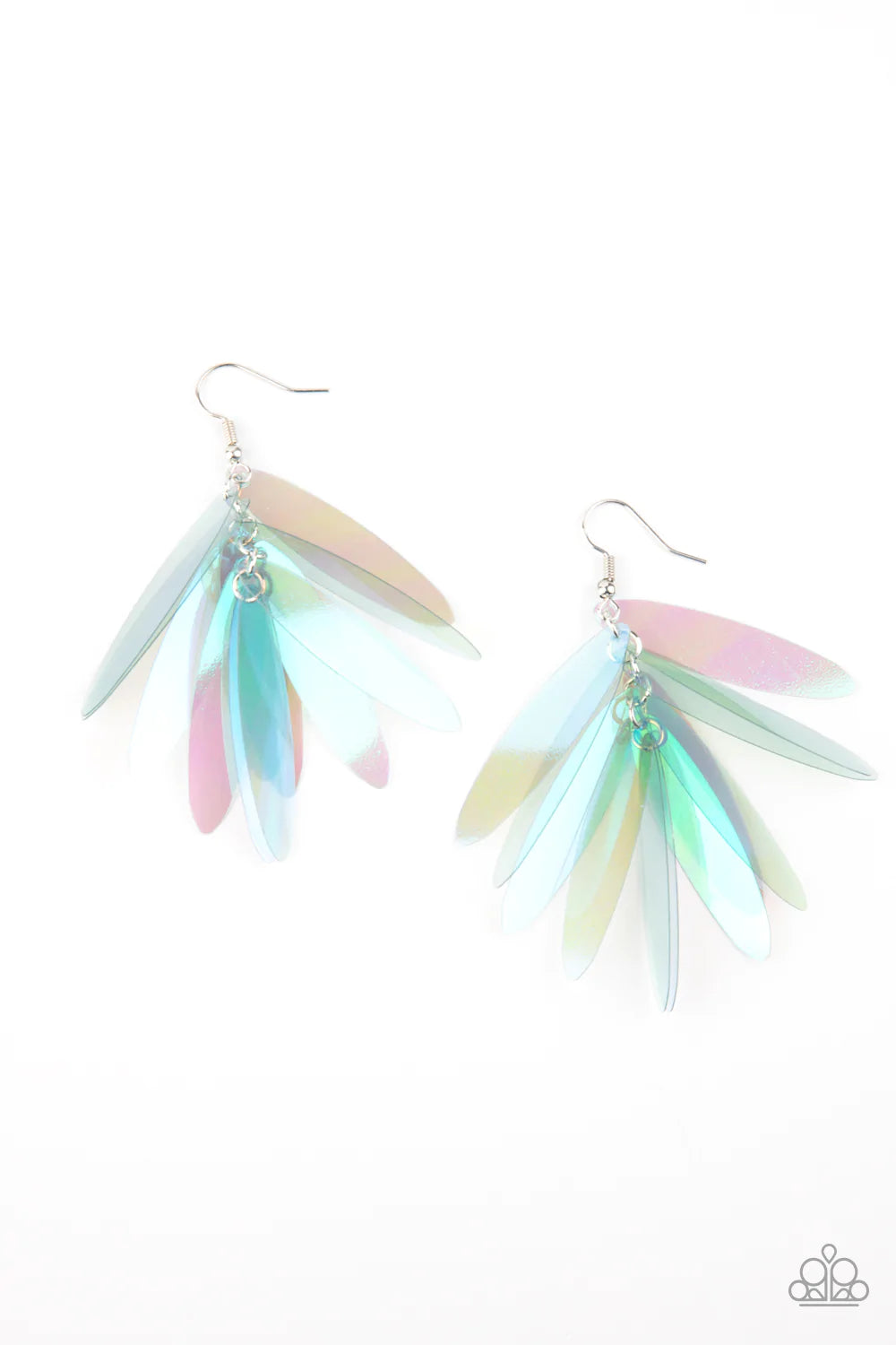 Holographic Glamour Multi Paparazzi Earrings