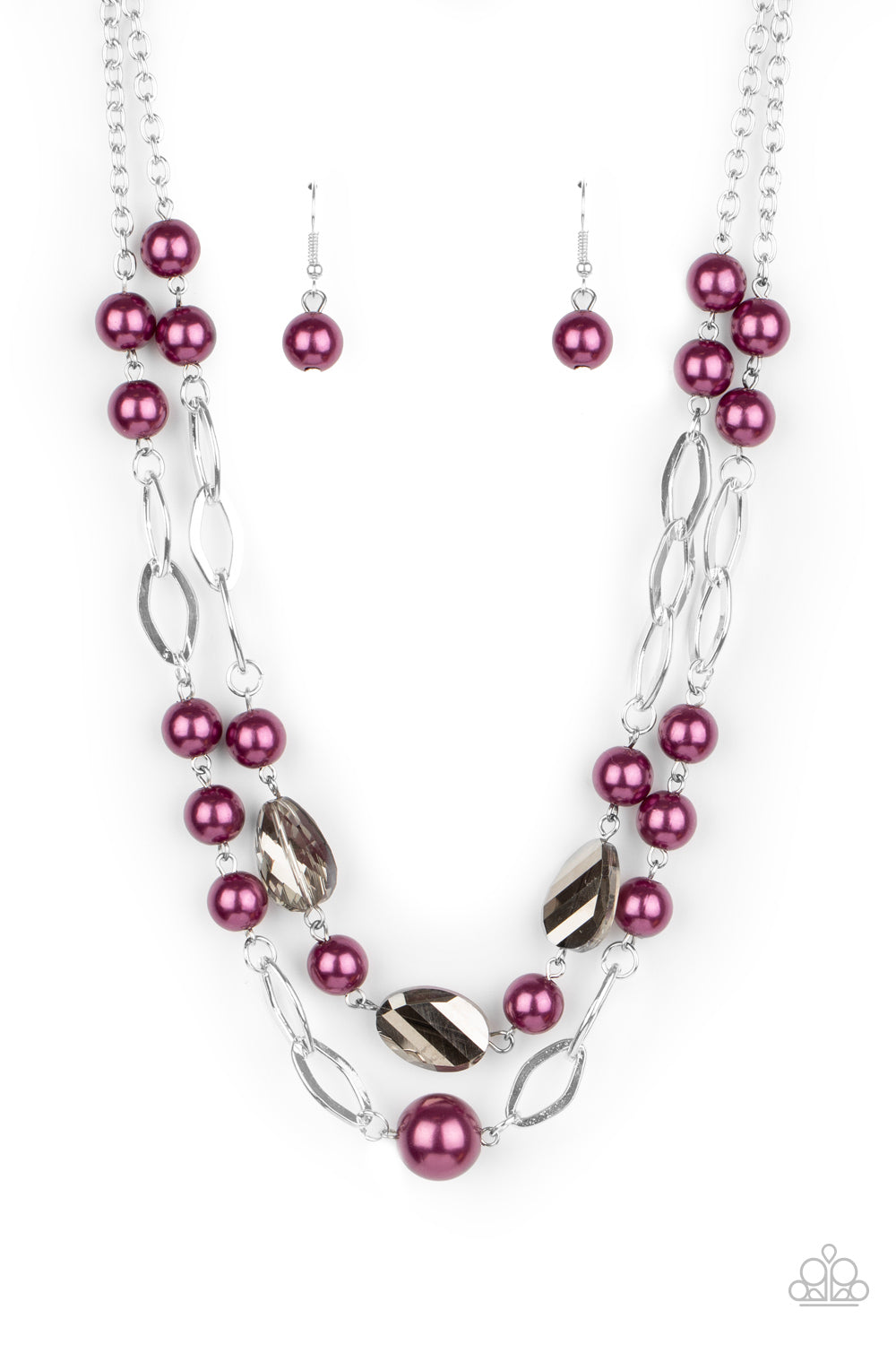 Fluent In Affluence - Purple Paparazzi Necklace