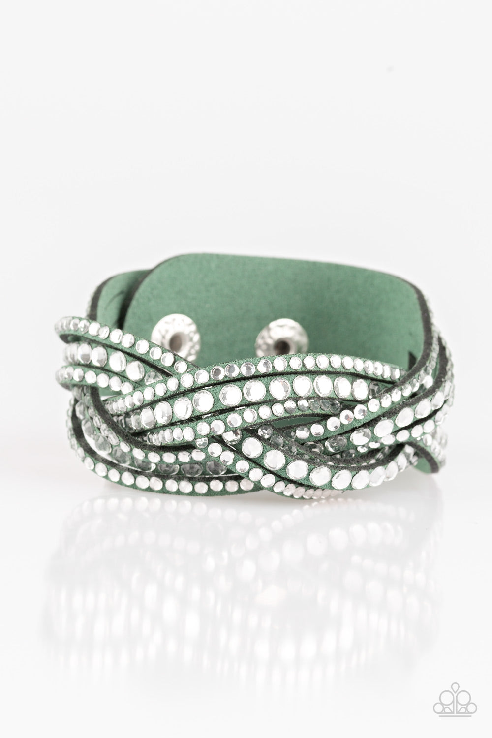 Bring On The Bling - Green Paparazzi Urban Bracelet