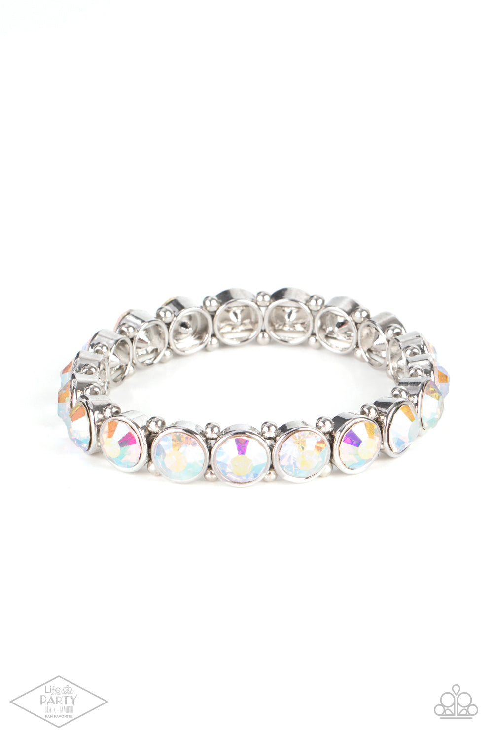 Sugar-Coated Sparkle - Multi Paparazzi Life of the Party Bracelet