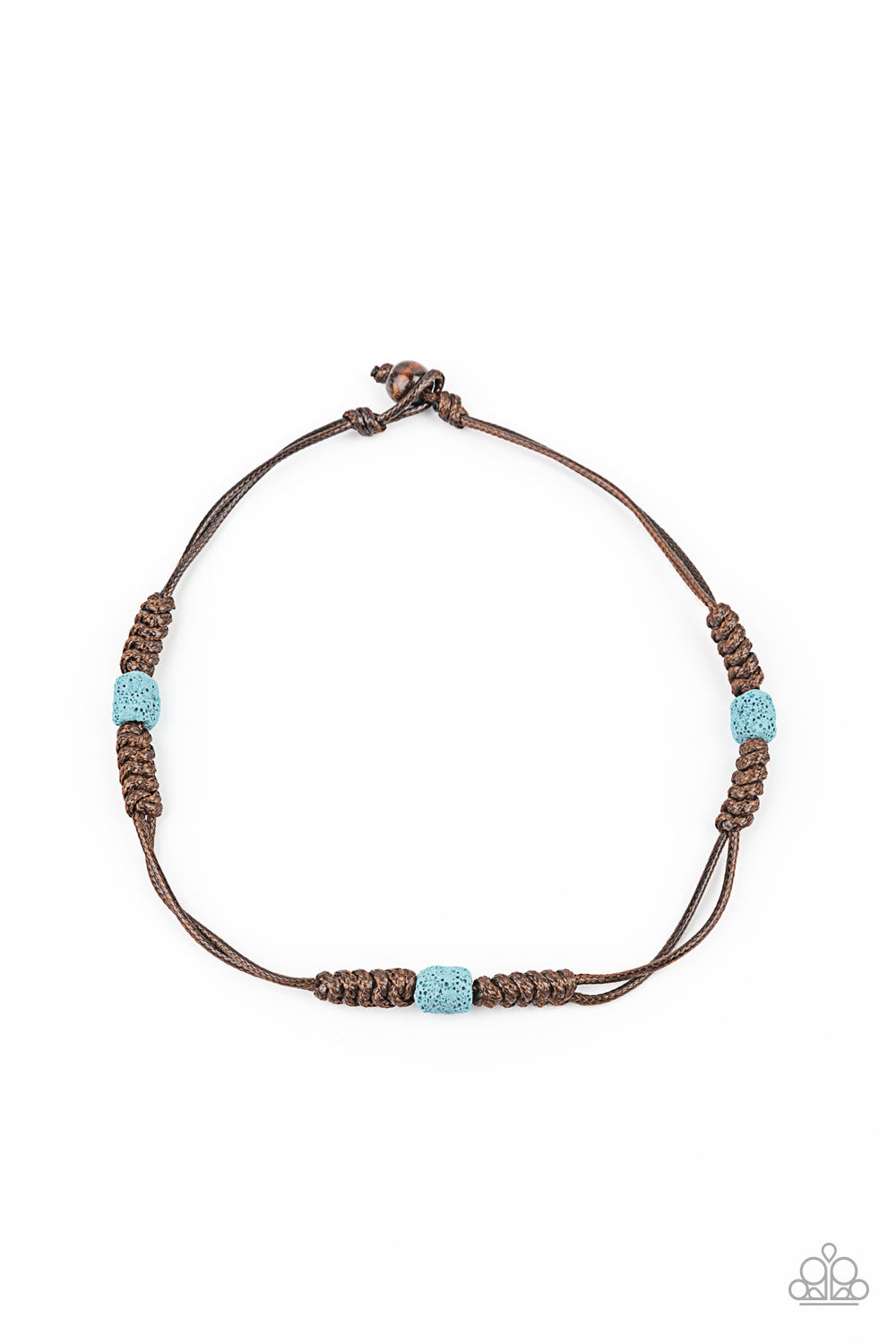 Volcanic Vagabond - Blue Paparazzi Urban Necklace