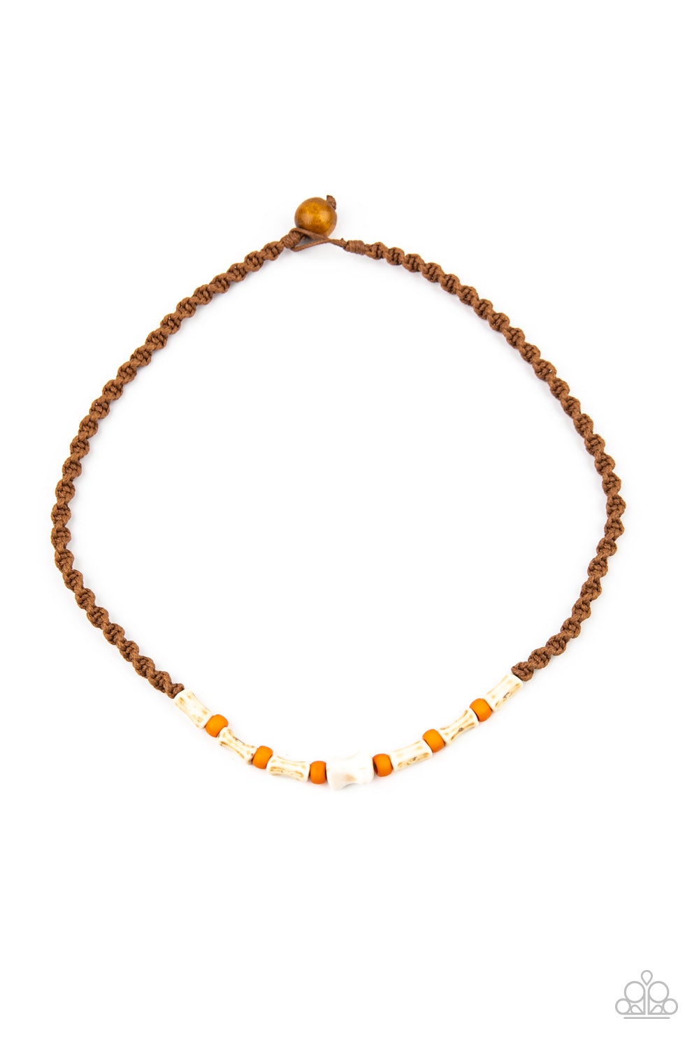 Beach Shark Orange Paparazzi Urban Necklace