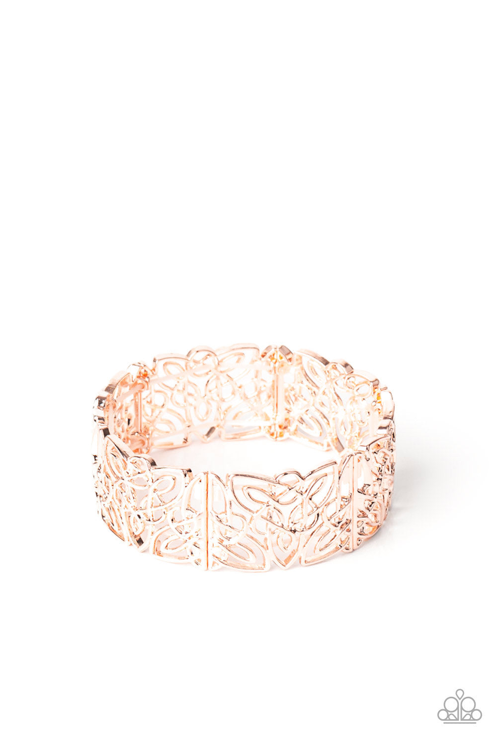 Namaste Gardens - Rose Gold Paparazzi Bracelet