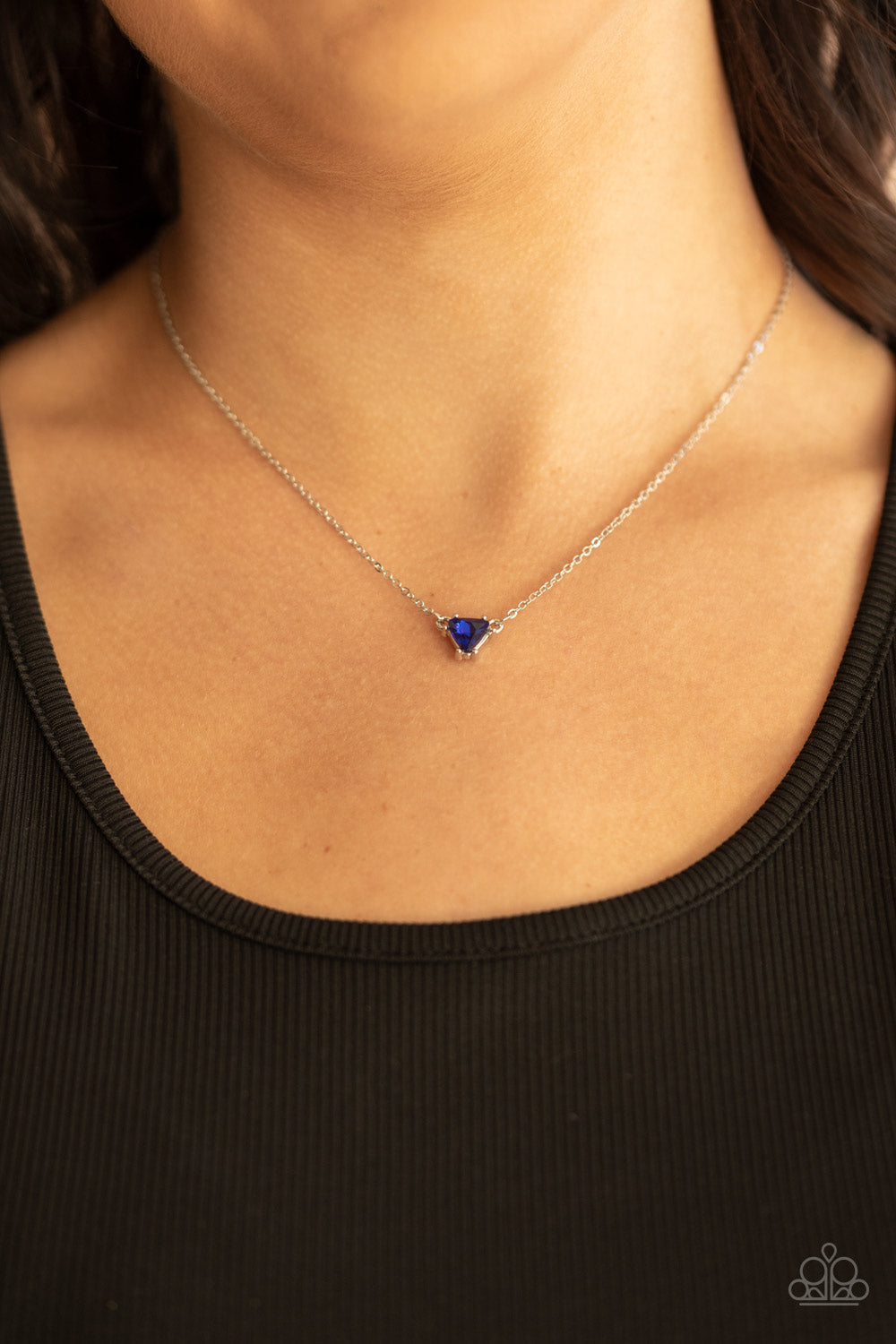 Downright Dainty - Blue Paparazzi Necklace