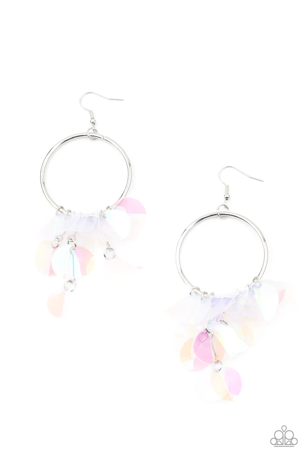 Holographic Hype Multi Paparazzi Earrings