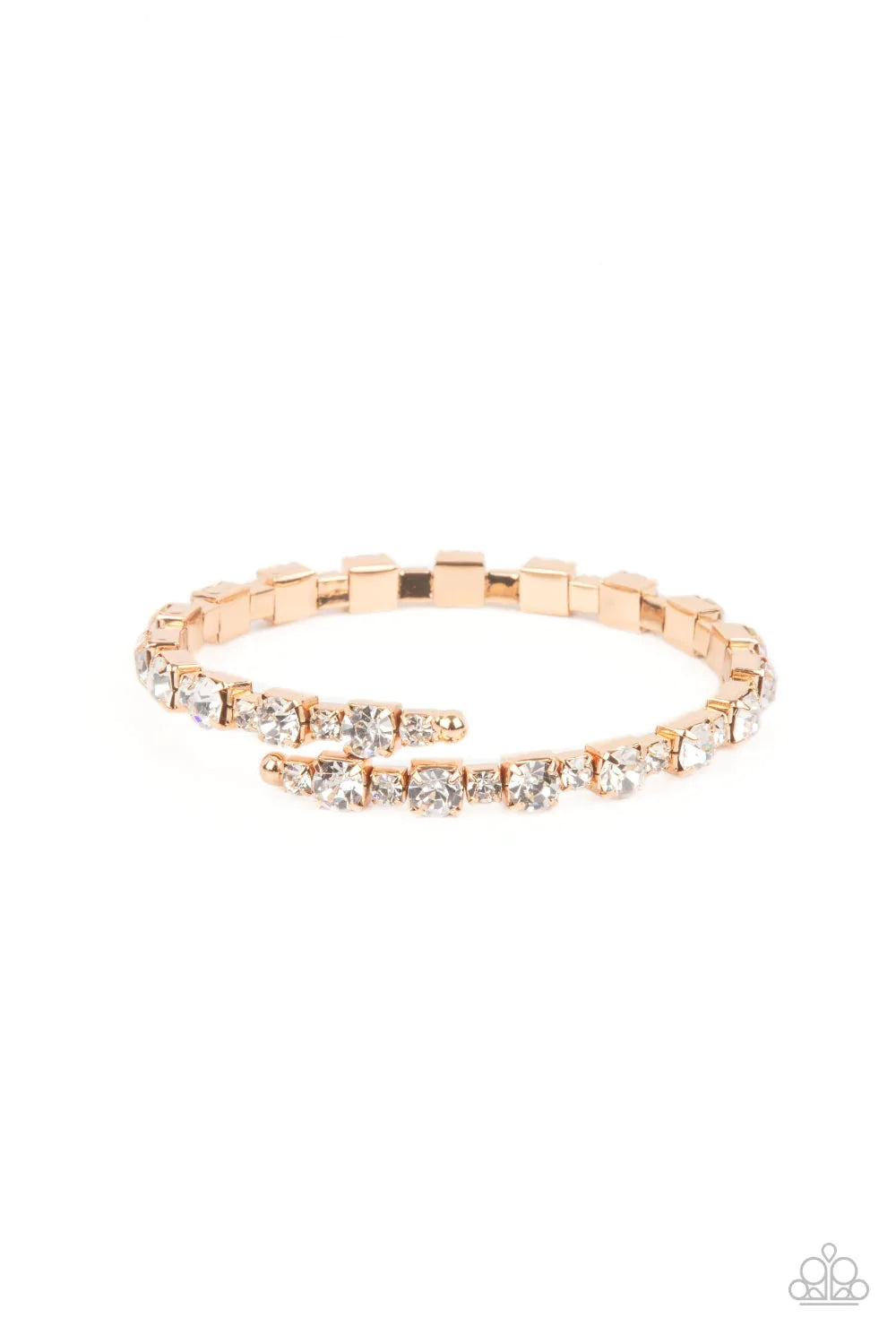 Photo Op Gold Paparazzi Life of the Party Bracelet
