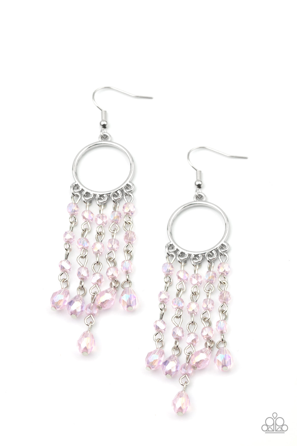 Dazzling Delicious - Pink Paparazzi Earrings