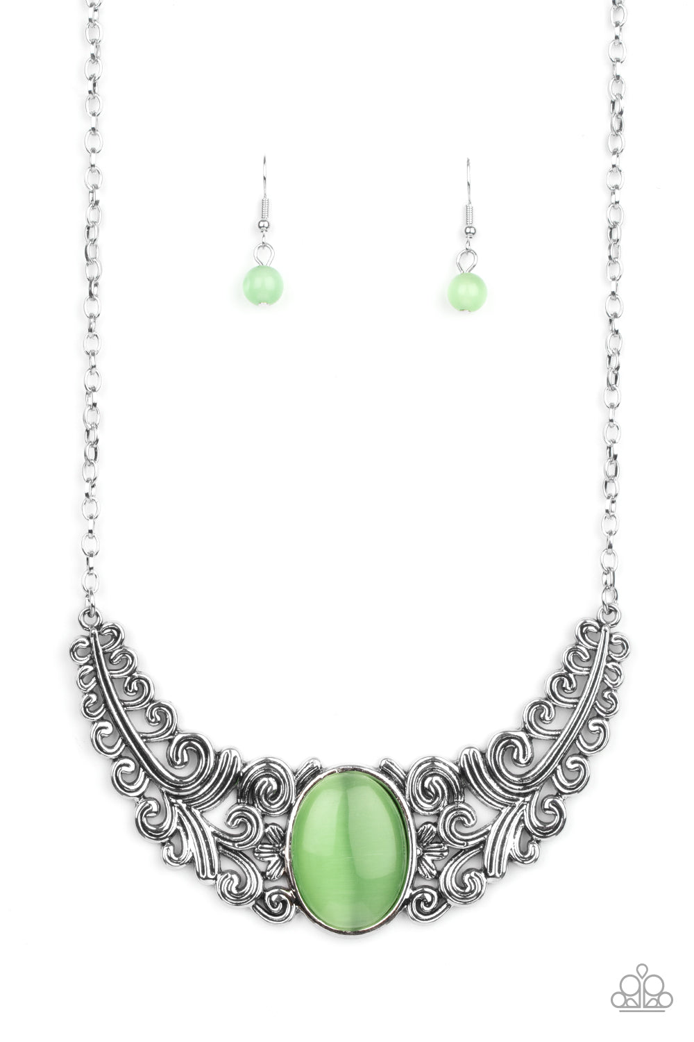 Celestial Eden - Green Paparazzi Necklace