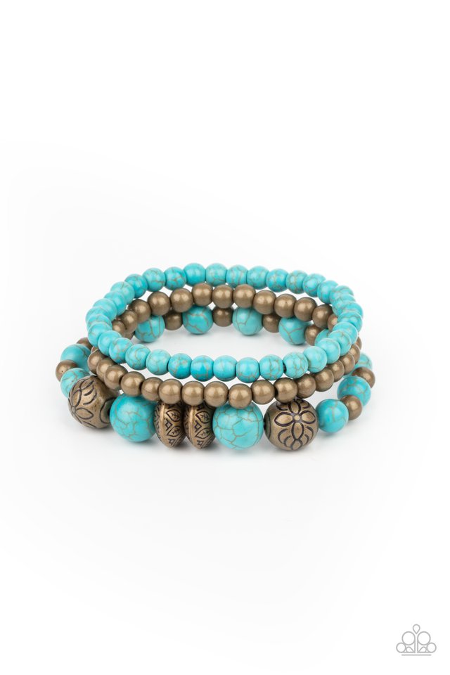 Desert Blossom Brass Paparazzi Bracelet