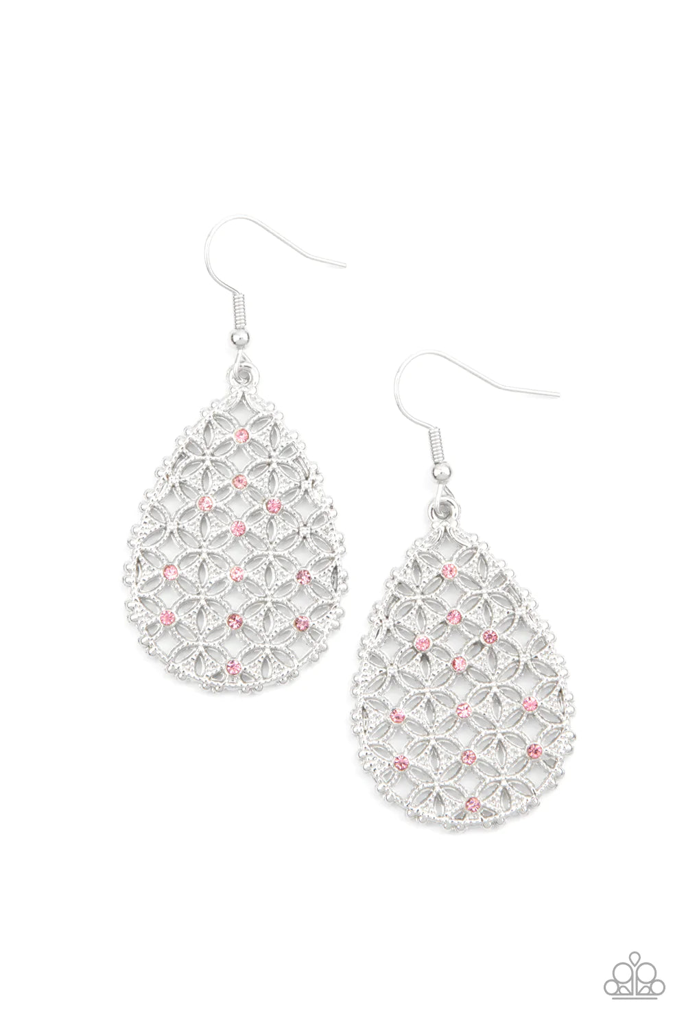 Glorious Gardens Pink Paparazzi Earrings