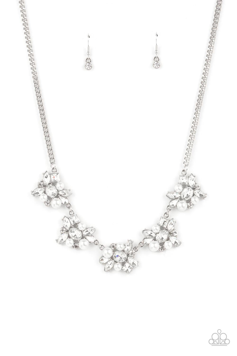 Heiress of Them All White Paparazzi Necklace