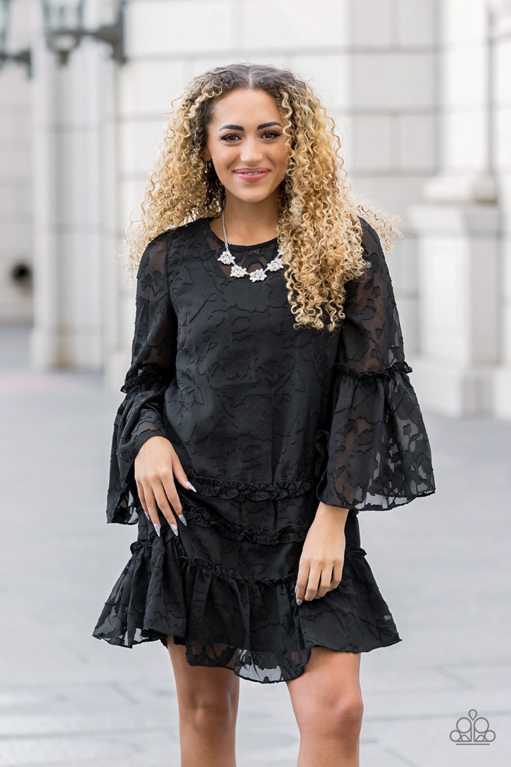 Heiress of Them All White Paparazzi Necklace