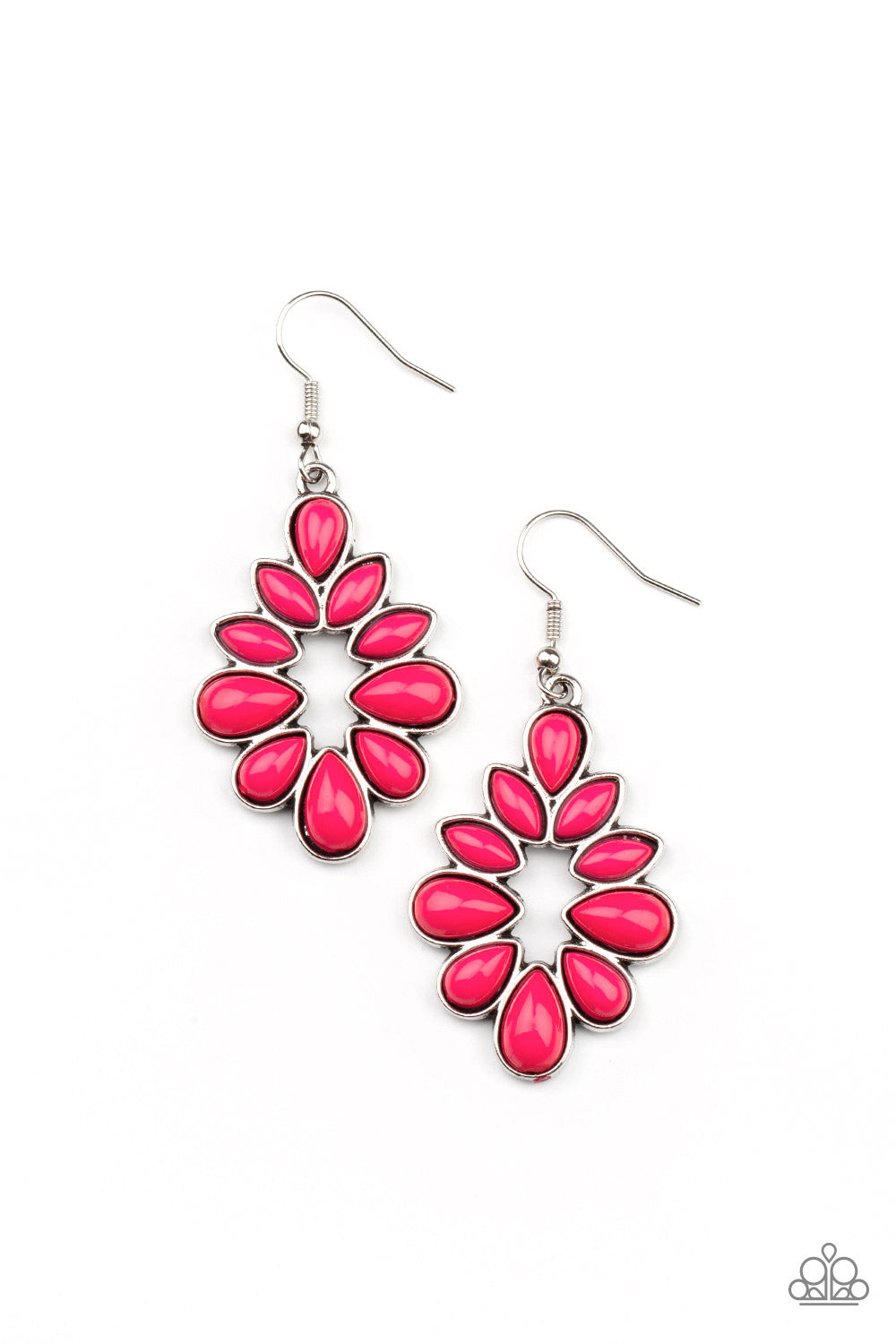 Burst Into TEARDROPS - Pink Paparazzi Earrings