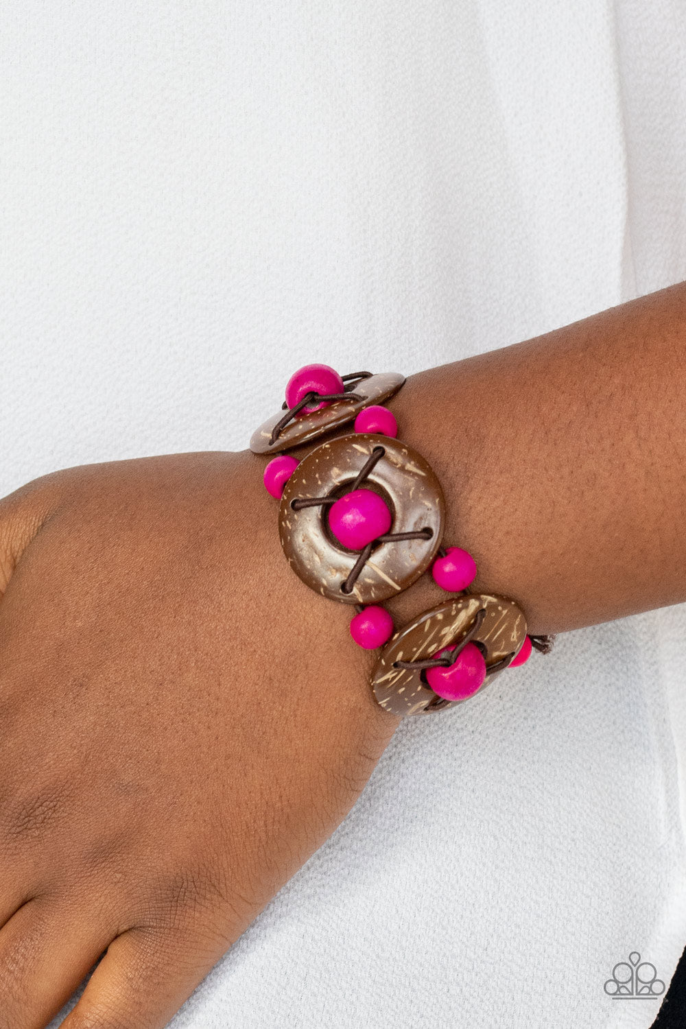 Island Adventure - Pink Paparazzi Bracelet