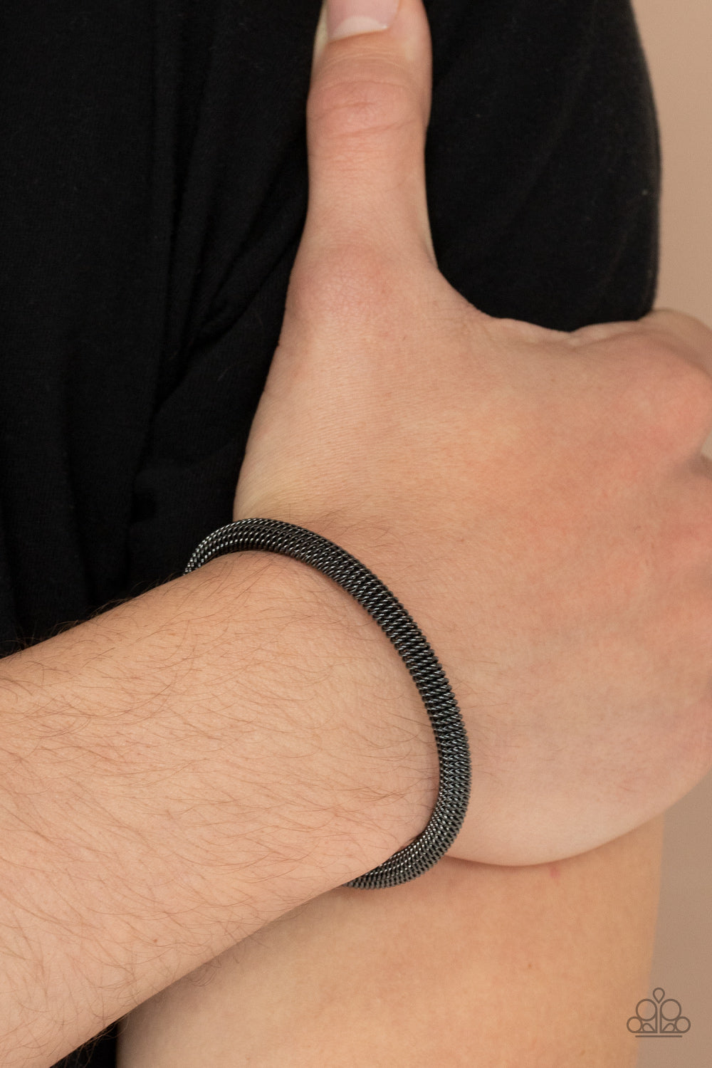 Metro Machiavellian - Black Paparazzi Bracelet