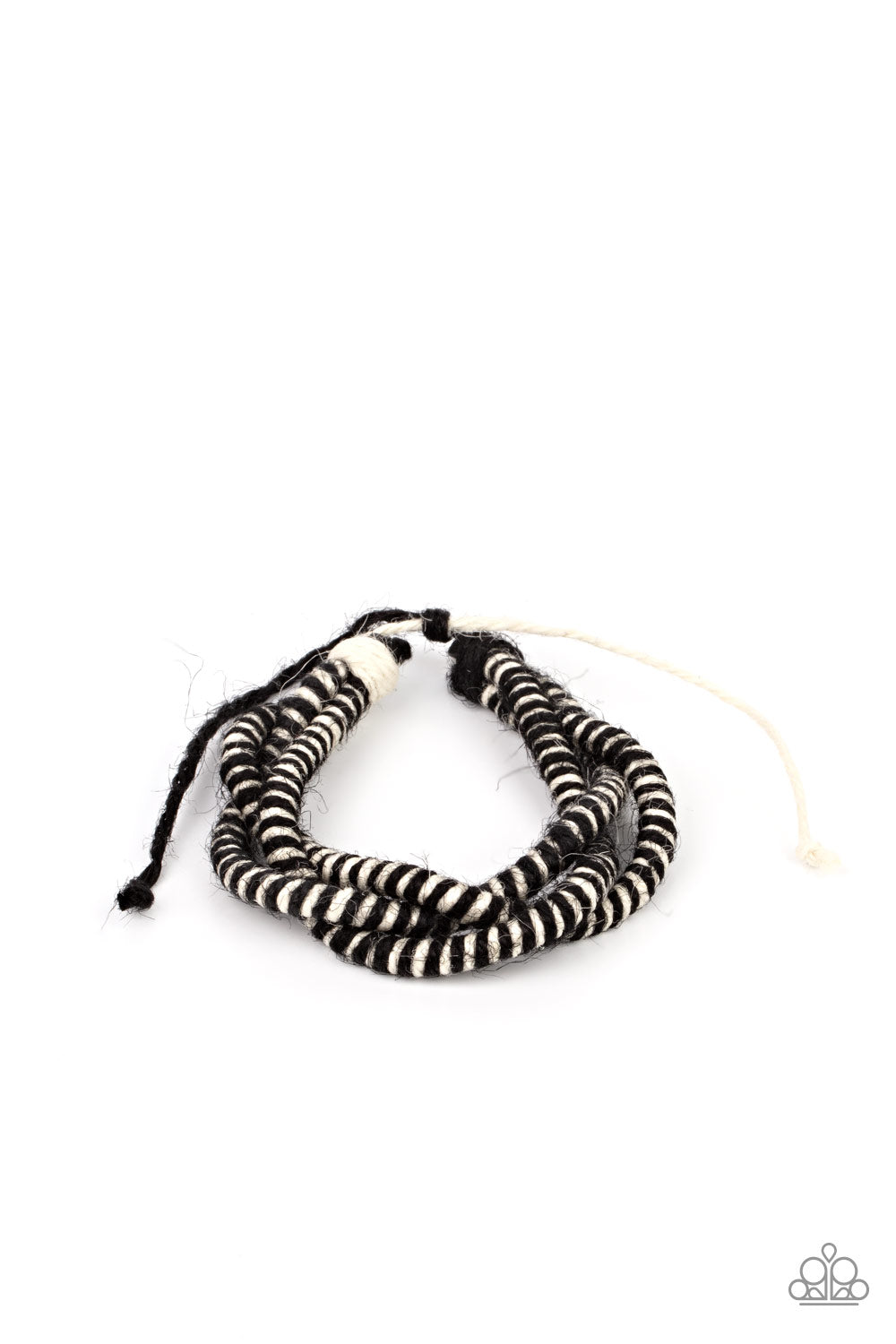 Island Endeavor - Black Paparazzi Urban Bracelet