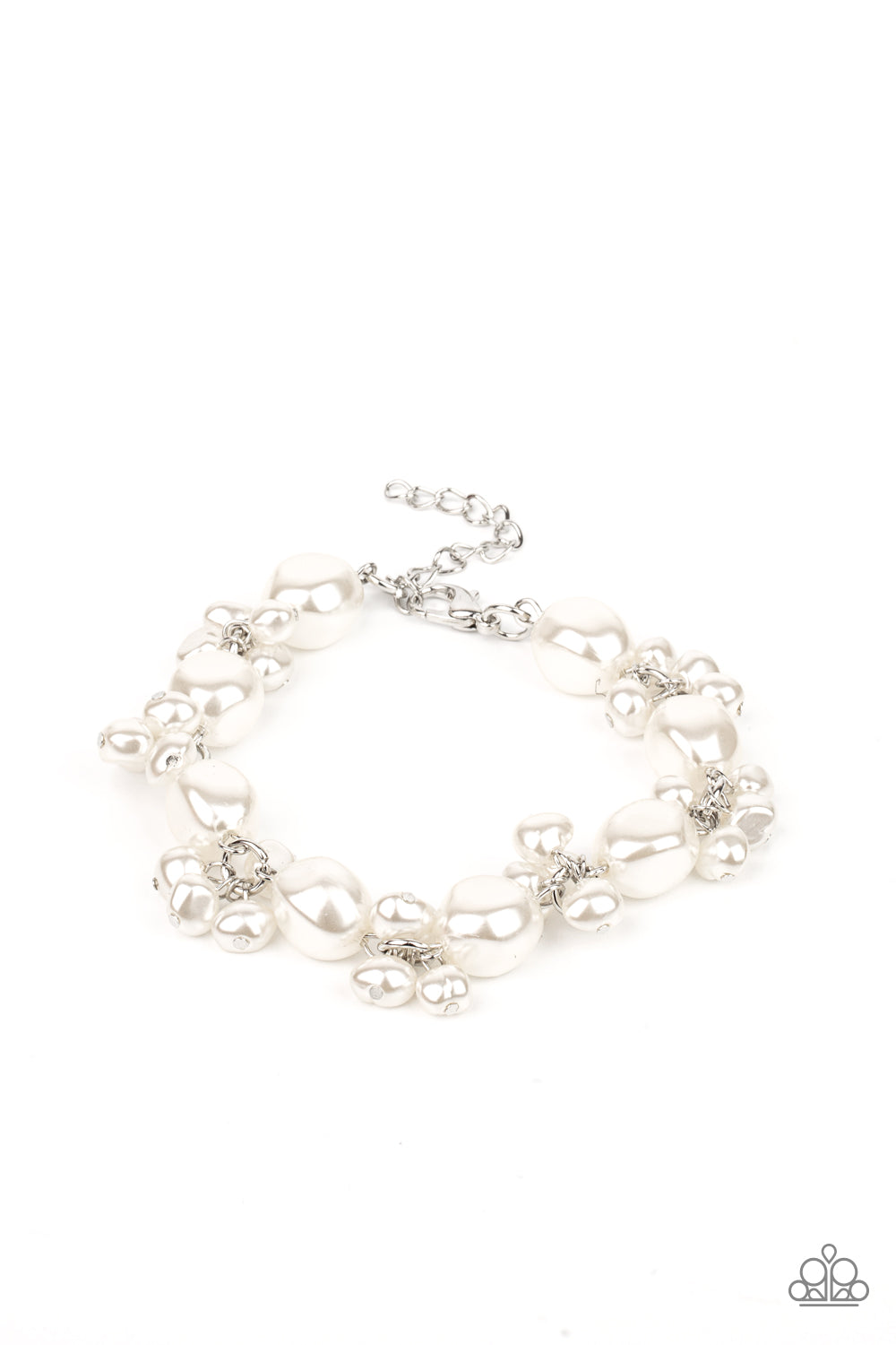 Imperfectly Perfect - White Paparazzi Bracelet