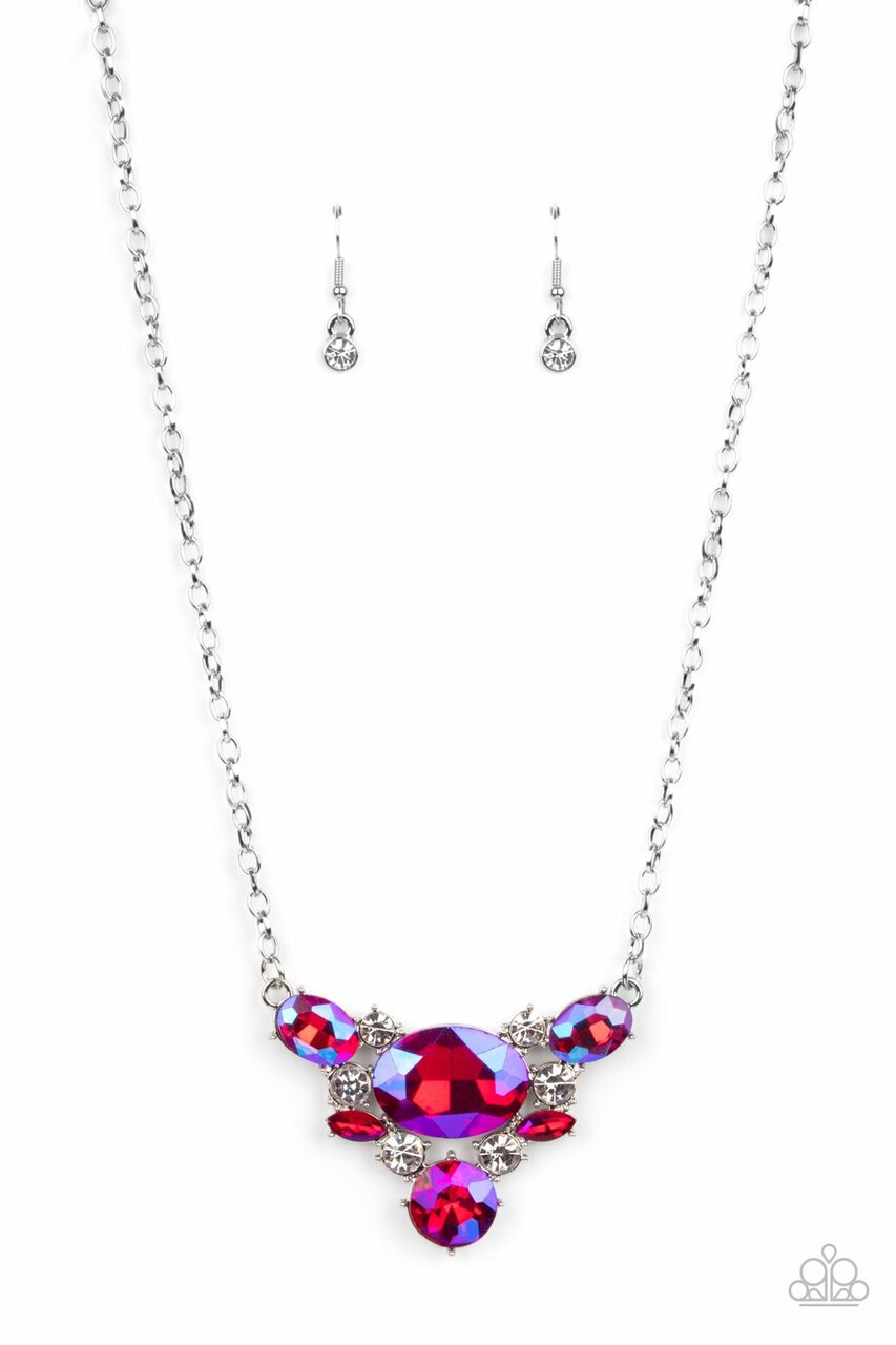 Cosmic Coronation Pink Paparazzi Necklace
