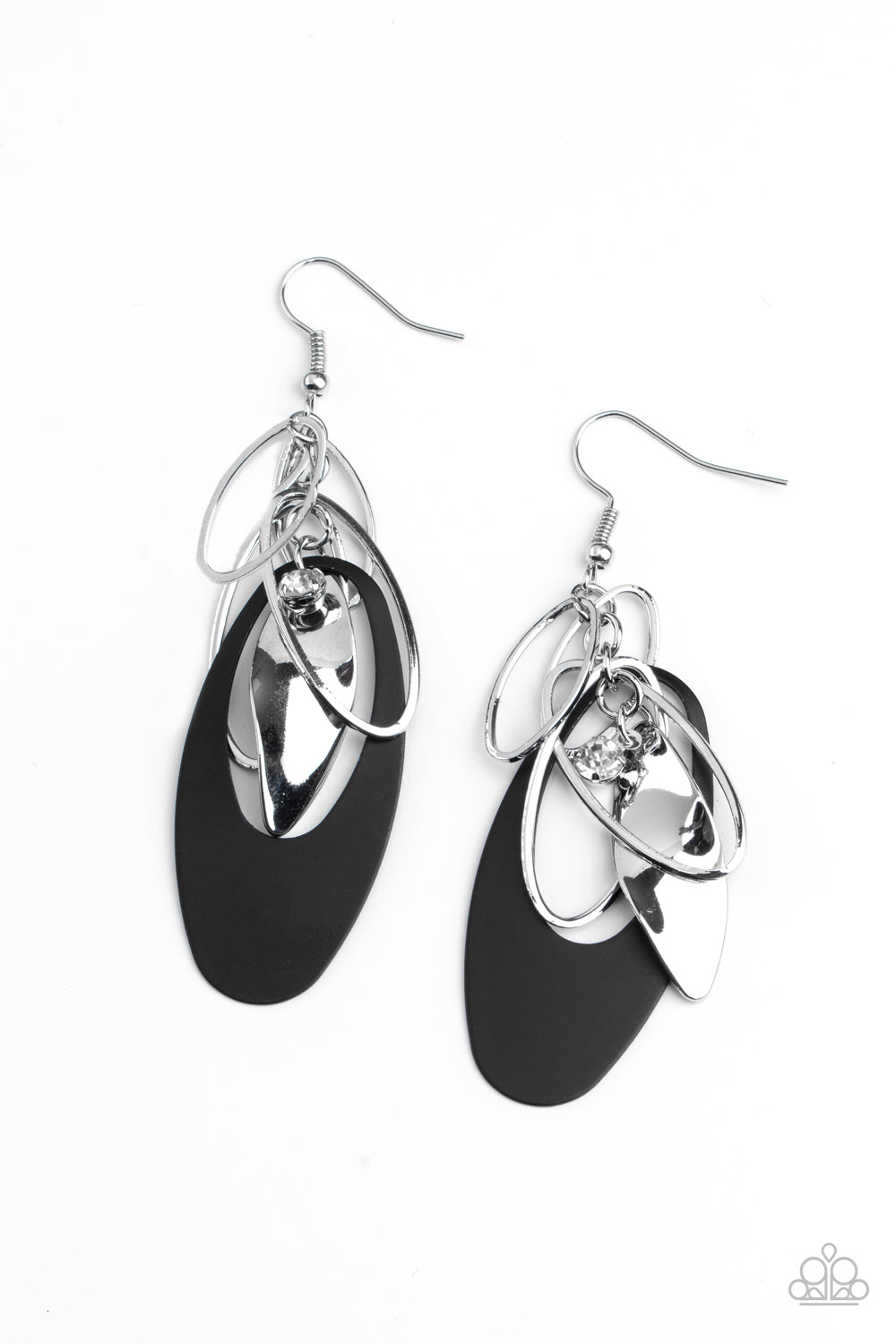 Ambitious Allure - Black Paparazzi Earrings