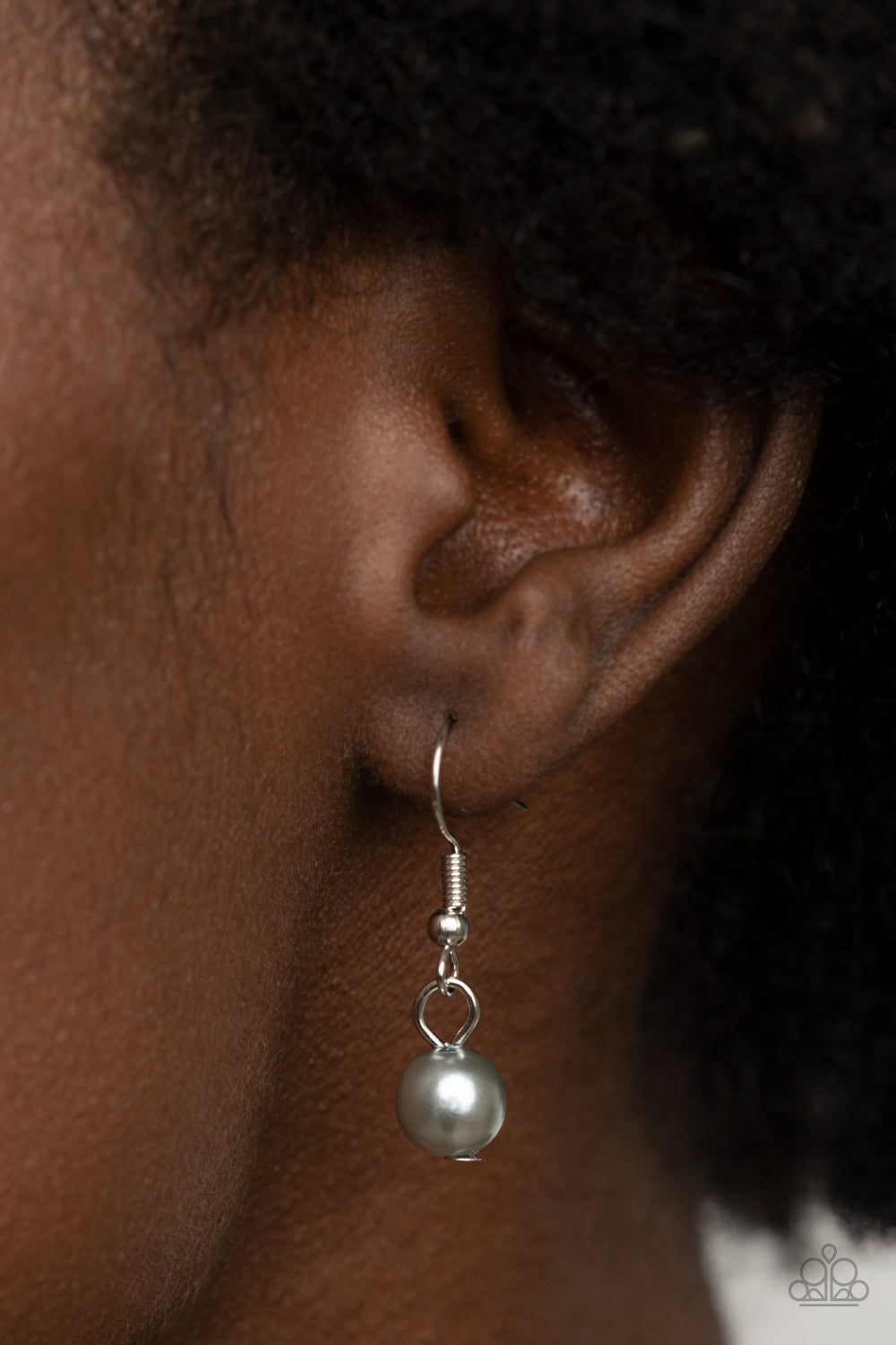 Tasseled Treasure - Silver Paparazzi Necklace