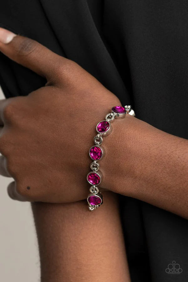 First In Fashion Show Pink Paparazzi Bracelet
