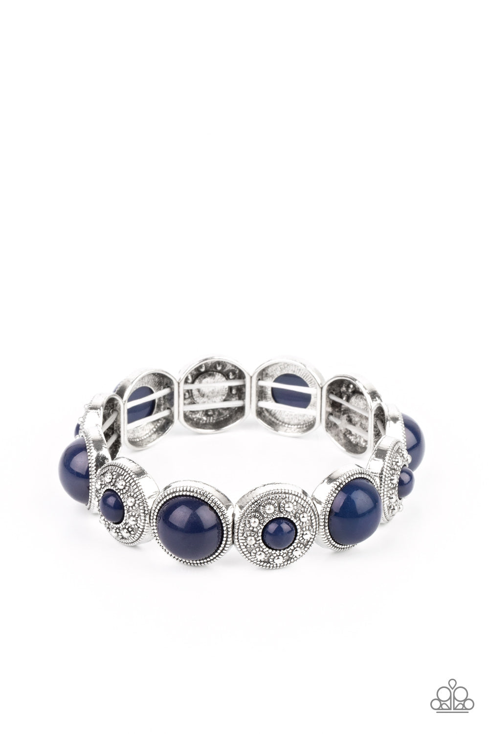 Garden Flair - Blue Paparazzi Bracelet