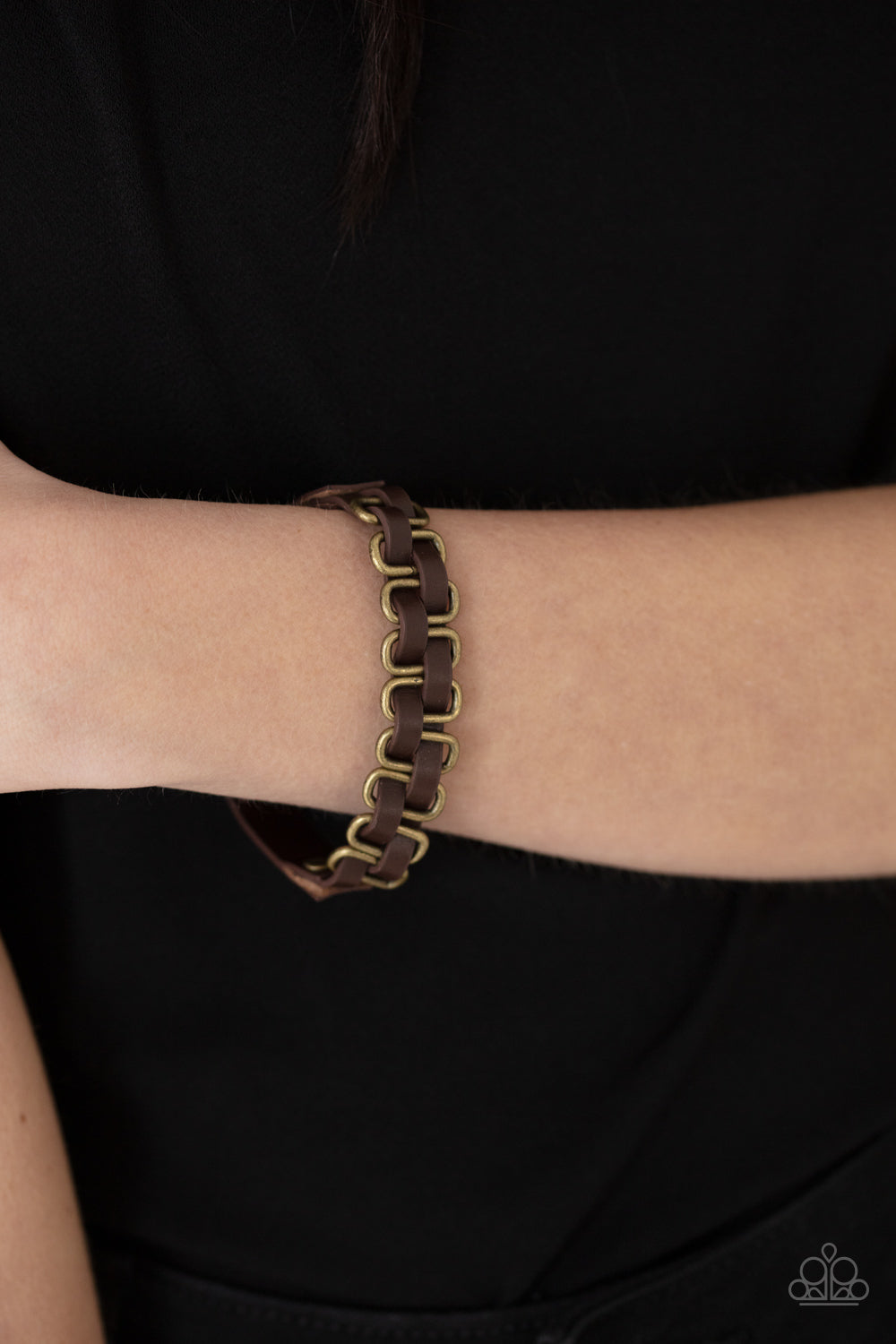 Gone Rogue - Brass Paparazzi Urban Bracelet