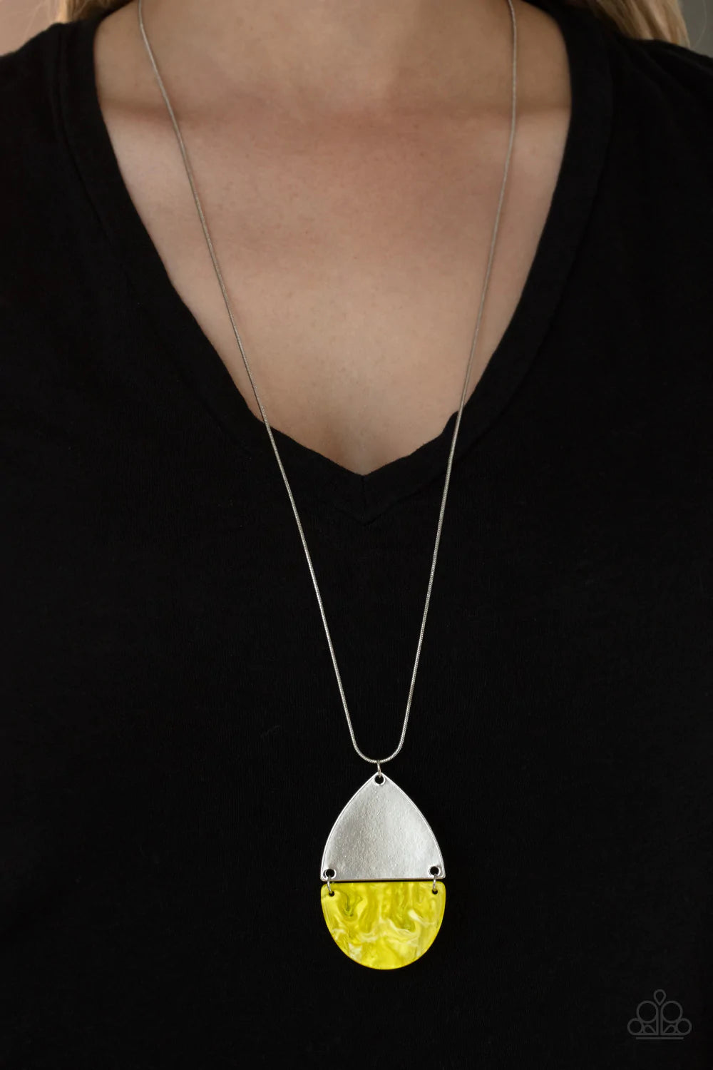 Rainbow Shores Yellow Paparazzi Necklace