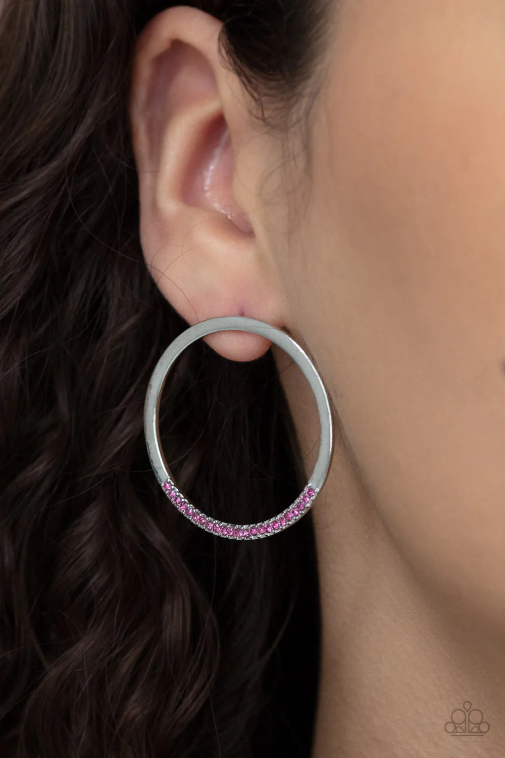 Spot On Opulence Pink Paparazzi Earrings
