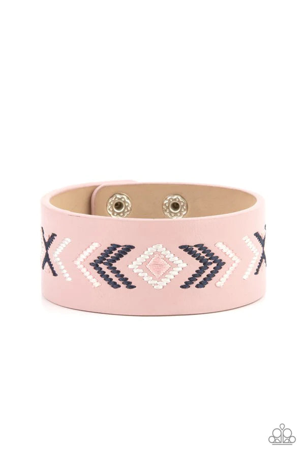 Cliff Glyphs Pink Paparazzi Urban Bracelet