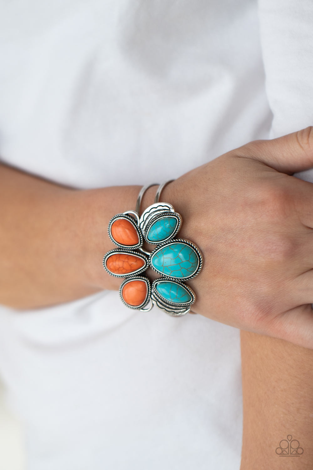 Botanical Badlands - Orange Paparazzi Bracelet
