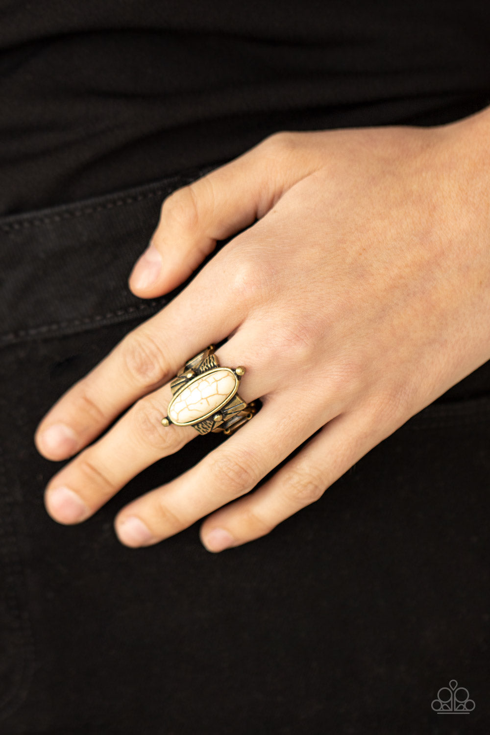 This BADLAND Is My BADLAND - Brass Paparazzi Ring