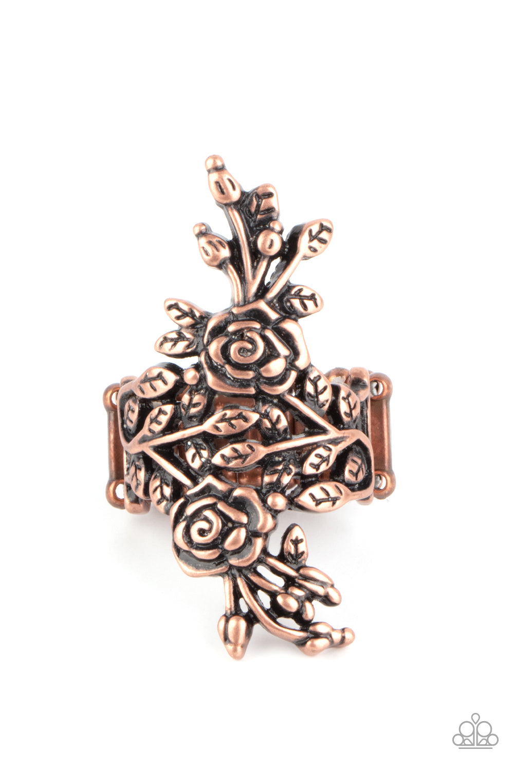 Rustic Rose Gardens - Copper Paparazzi Ring