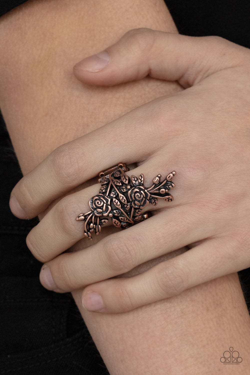 Rustic Rose Gardens - Copper Paparazzi Ring