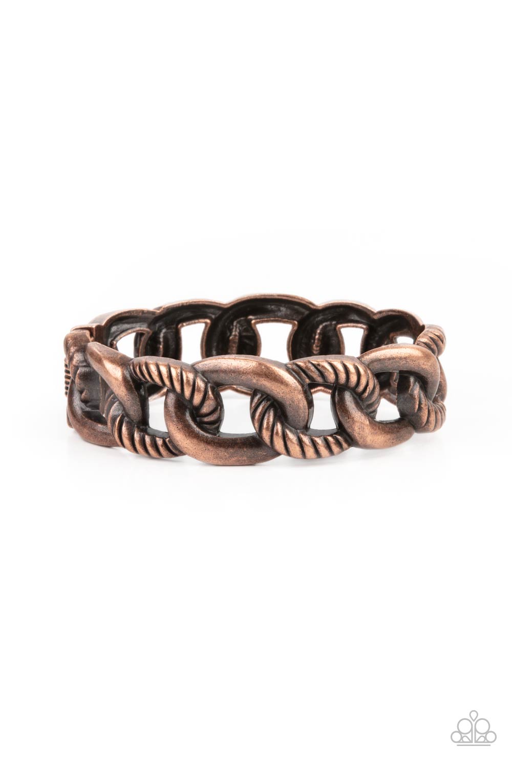 Bold Move - Copper Paparazzi Bracelet