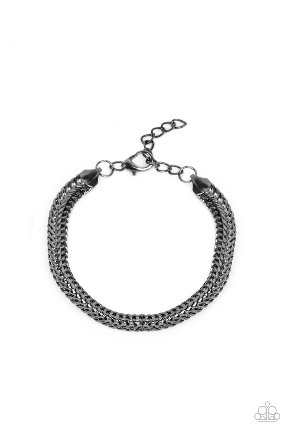 Extraordinary Edge - Black Paparazzi Urban Bracelet