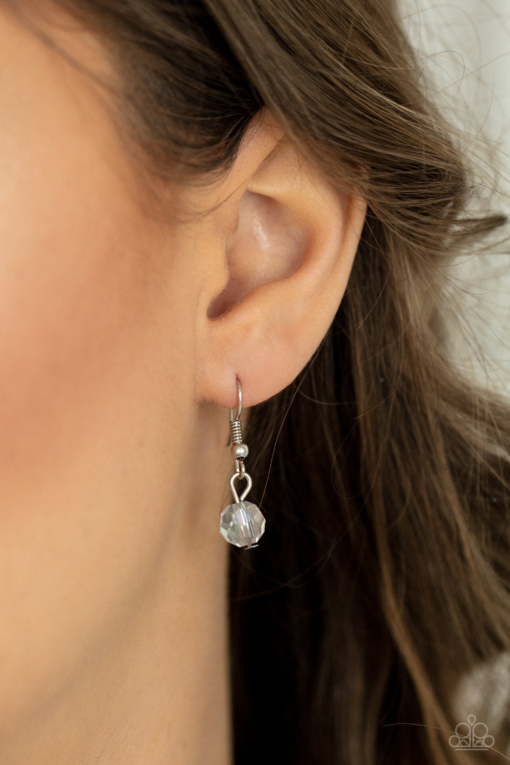 Ethereally Ensconced - White Paparazzi Necklace