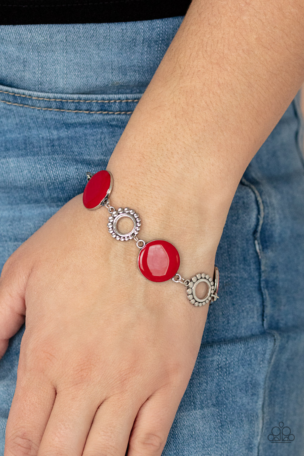 Garden Regalia - Red Paparazzi Bracelet