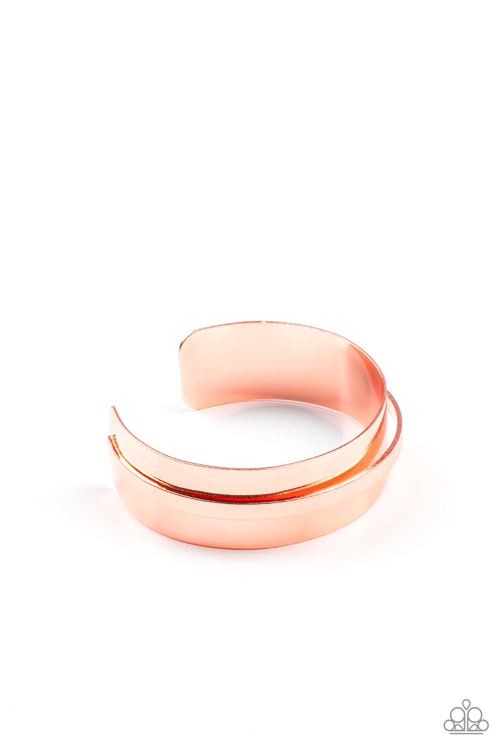 A HAUTE Number - Copper Paparazzi Cuff Bracelet