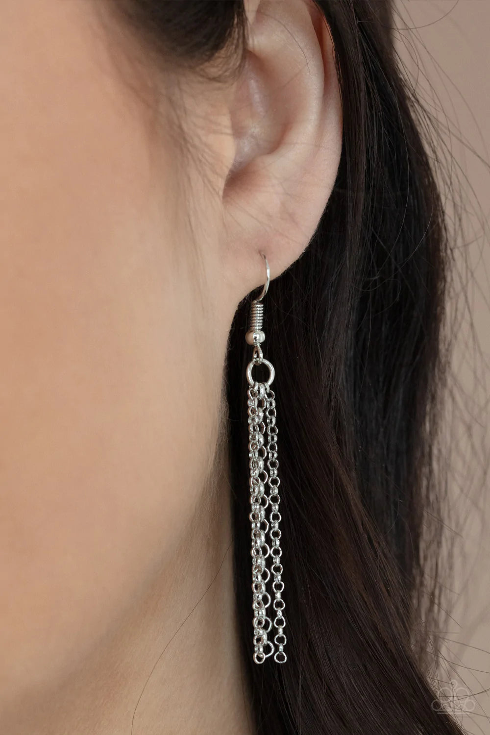 Palm Promenade Silver Paparazzi Necklace